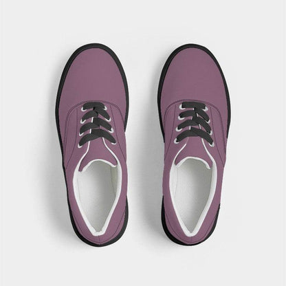 Medium Fully-Muted Magenta Men's Canvas Sneakers (PIM2-FM-ME) - Top