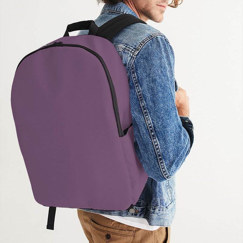 Medium Fully-Muted Magenta Waterproof Backpack (M-FM-ME) - Man CloseUp