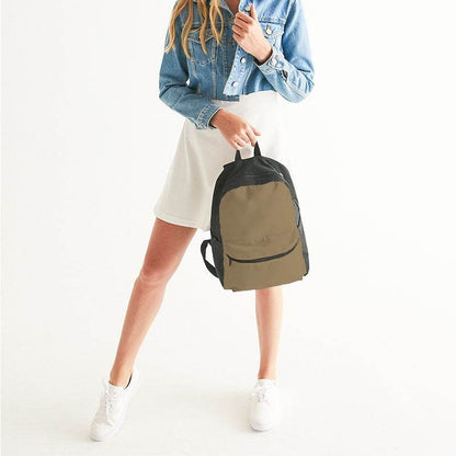 Medium Fully-Muted Orange Canvas Backpack (YO2-FM-ME) - Woman