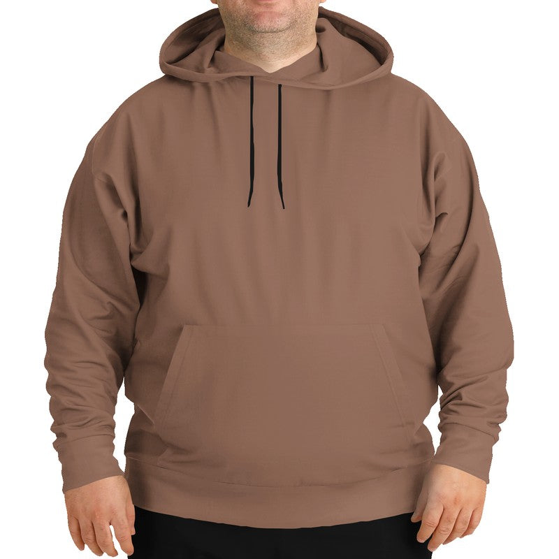 Medium Fully-Muted Orange Hoodie PLUS (OR2-FM-ME) - Man Front PLUS