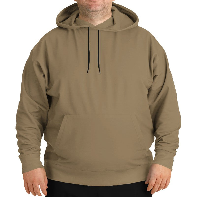 Medium Fully-Muted Orange Hoodie PLUS (YO2-FM-ME) - Man Front PLUS