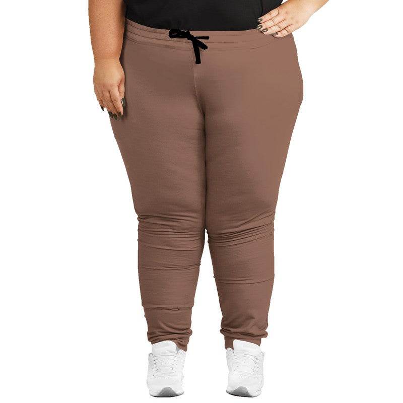 Medium Fully-Muted Orange Joggers PLUS (OR2-FM-ME) - Woman Front PLUS