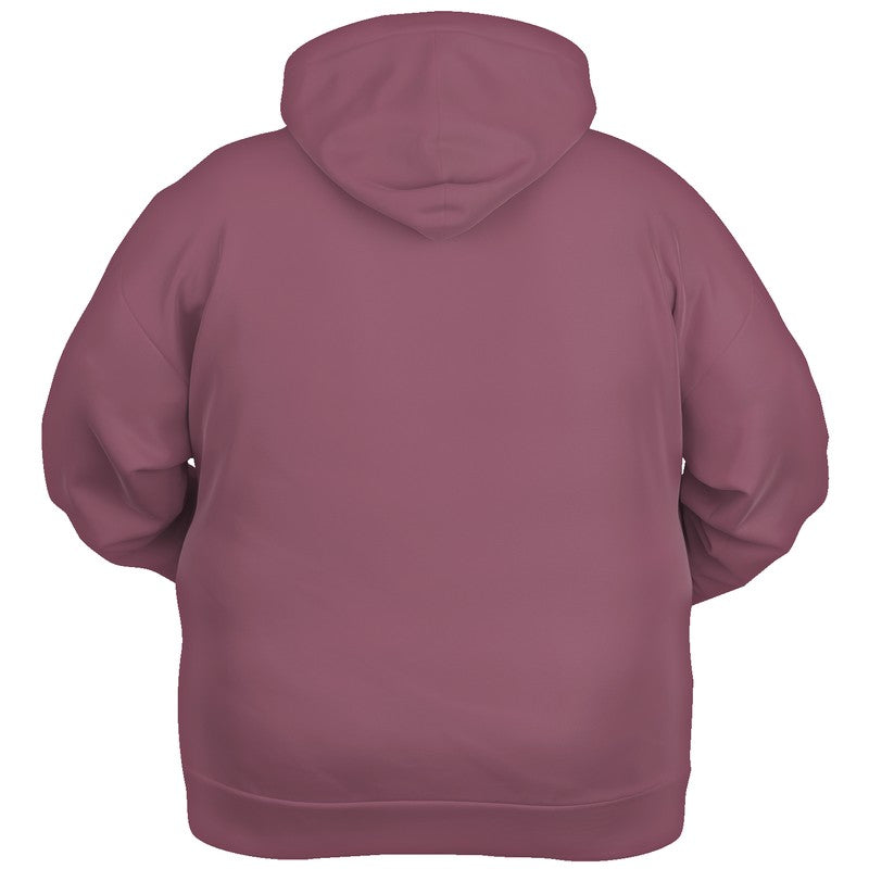Medium Fully-Muted Pink Hoodie PLUS (PI-FM-ME) - Ghost Back PLUS