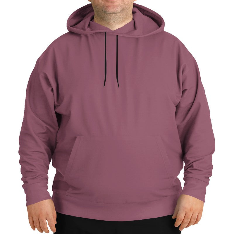 Medium Fully-Muted Pink Hoodie PLUS (PI-FM-ME) - Man Front PLUS