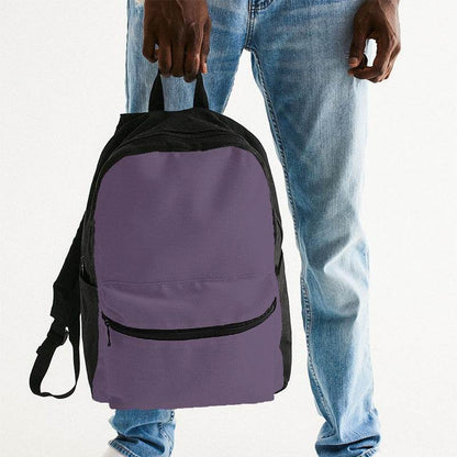 Medium Fully-Muted Purple Canvas Backpack (MPU2-FM-ME) - Man Holding