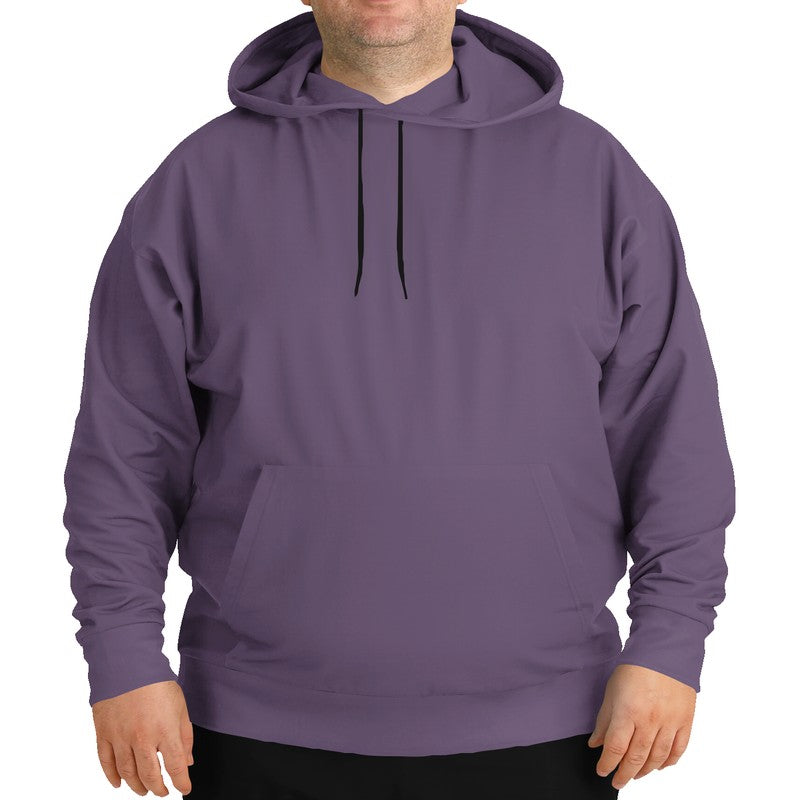 Medium Fully-Muted Purple Hoodie PLUS (MPU2-FM-ME) - Man Front PLUS