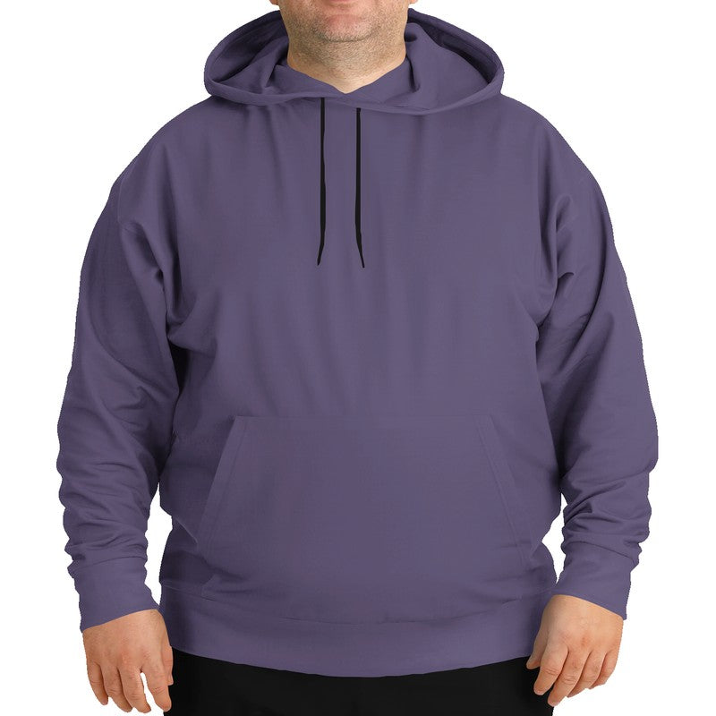 Medium Fully-Muted Purple Hoodie PLUS (PU-FM-ME) - Man Front PLUS