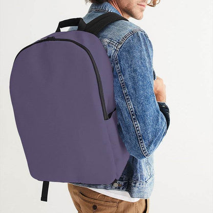 Medium Fully-Muted Purple Waterproof Backpack (PU-FM-ME) - Man CloseUp