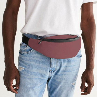 Medium Fully-Muted Red Belt Bag (RPI2-FM-ME) - Man Front CloseUp