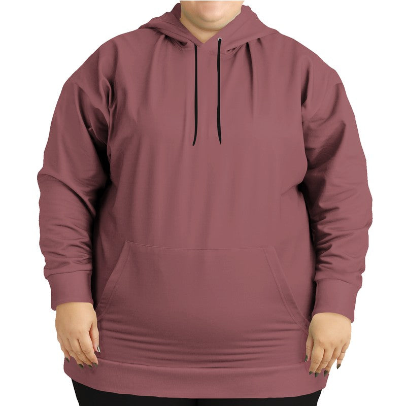 Medium Fully-Muted Red Hoodie PLUS (RPI2-FM-ME) - Woman Front PLUS