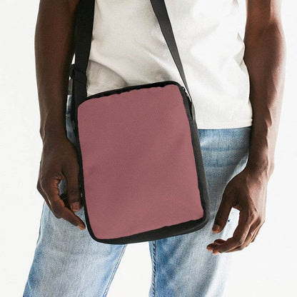 Medium Fully-Muted Red Messenger Pouch (RPI2-FM-ME) - Man Front CloseUp