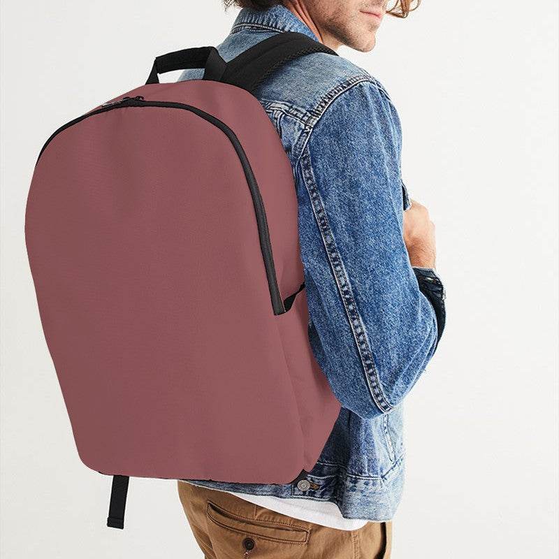 Medium Fully-Muted Red Waterproof Backpack (RPI2-FM-ME) - Man CloseUp