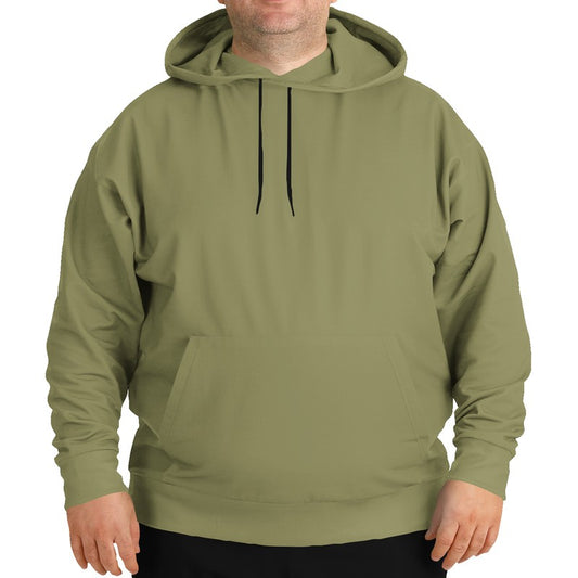 Medium Fully-Muted Yellow Hoodie PLUS (LY2-FM-ME) - Man Front PLUS