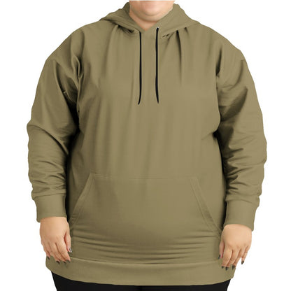 Medium Fully-Muted Yellow Hoodie PLUS (Y-FM-ME) - Woman Front PLUS