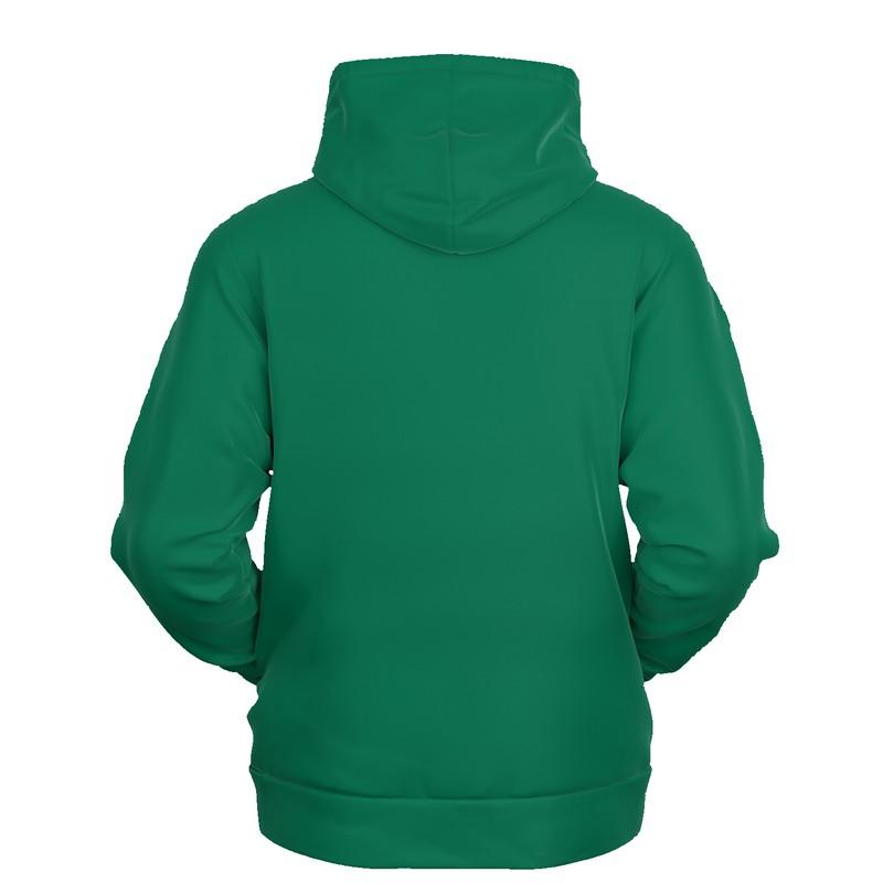 Medium Green Hoodie (C100M0Y75K45) - Ghost Back