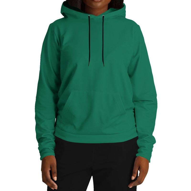 Medium Green Hoodie (C100M0Y75K45) - Woman Front