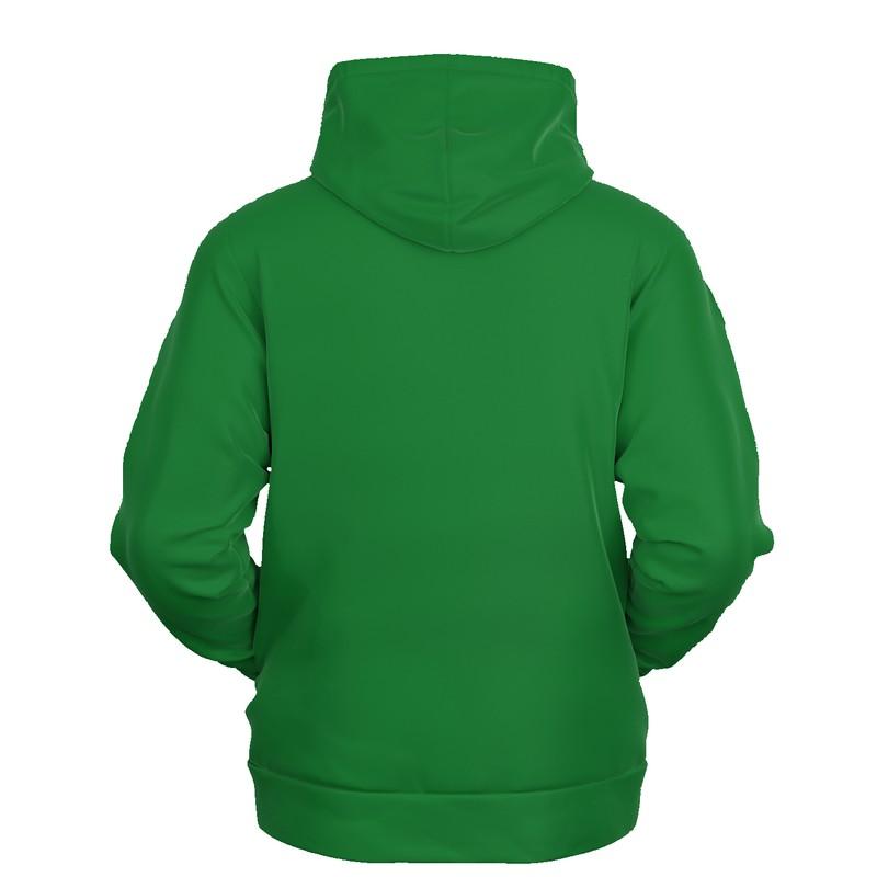 Medium Green Hoodie (C75M0Y100K45) - Ghost Back