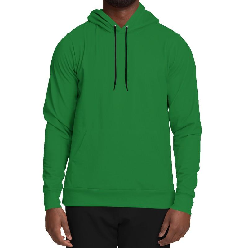 Medium Green Hoodie (C75M0Y100K45) - Man Front