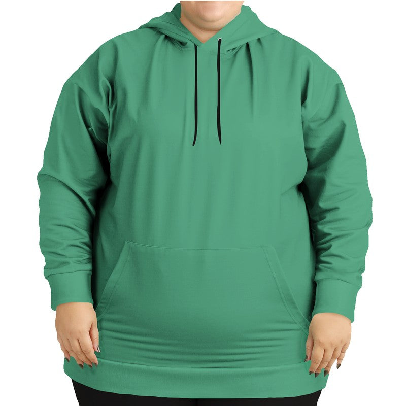 Medium Green Hoodie PLUS (BGG2-ME-ME) - Woman Front PLUS