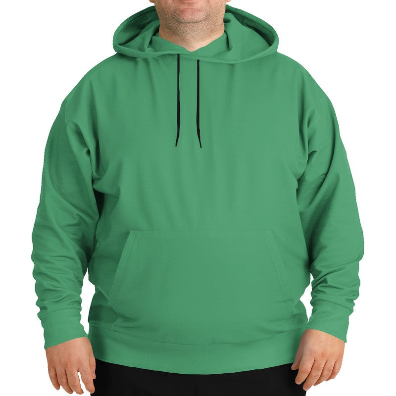 Medium Green Hoodie PLUS (BGG3-ME-ME) - Man Front PLUS