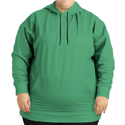 Medium Green Hoodie PLUS (BGG3-ME-ME) - Woman Front PLUS