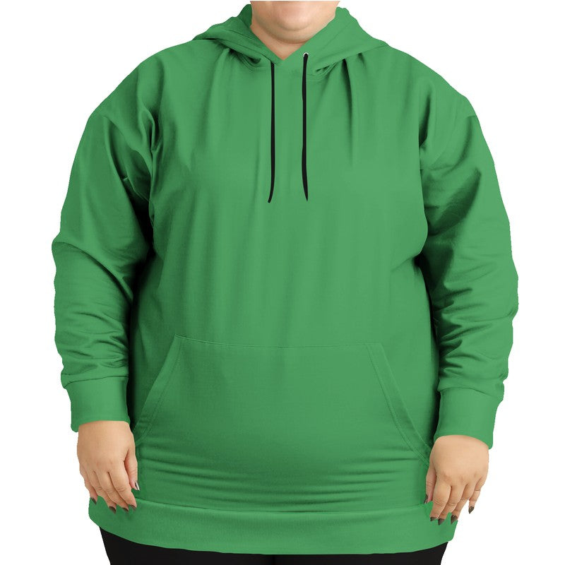 Medium Green Hoodie PLUS (G-ME-ME) - Woman Front PLUS