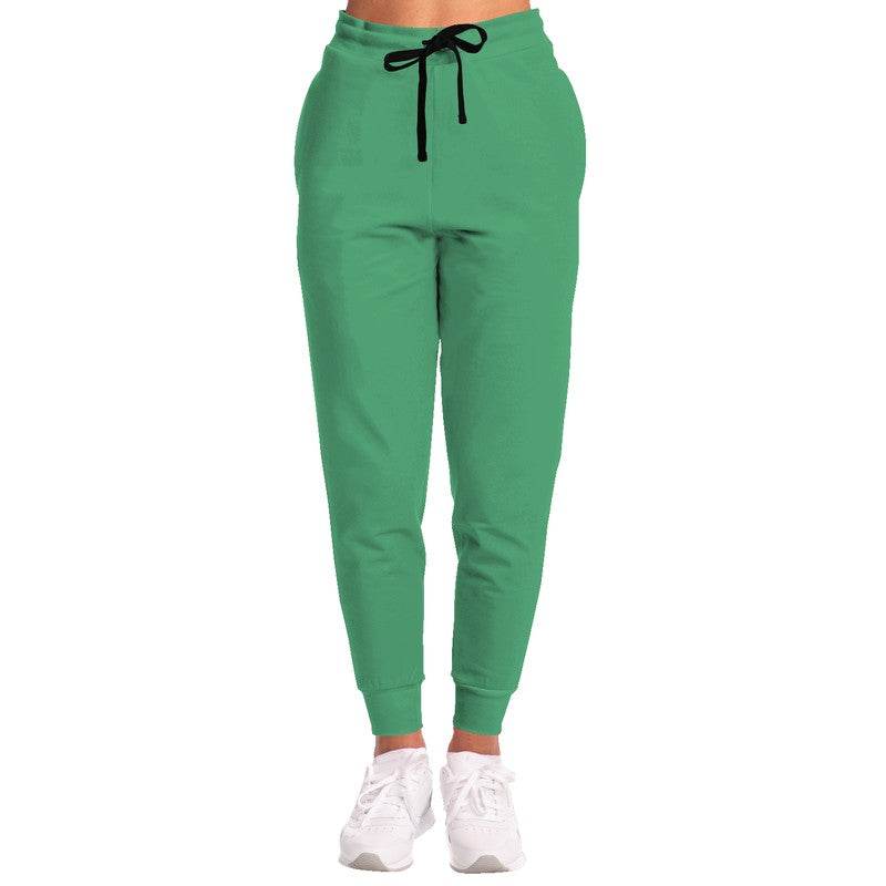 Medium Green Joggers (BGG3-ME-ME) - Woman Front