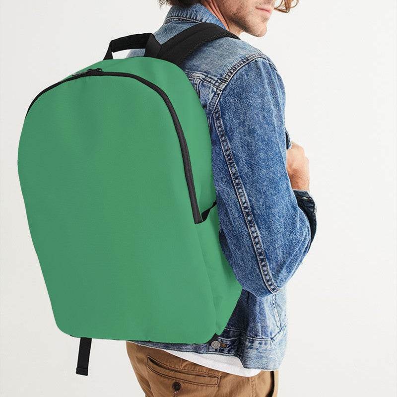 Medium Green Waterproof Backpack (BGG3-ME-ME) - Man CloseUp