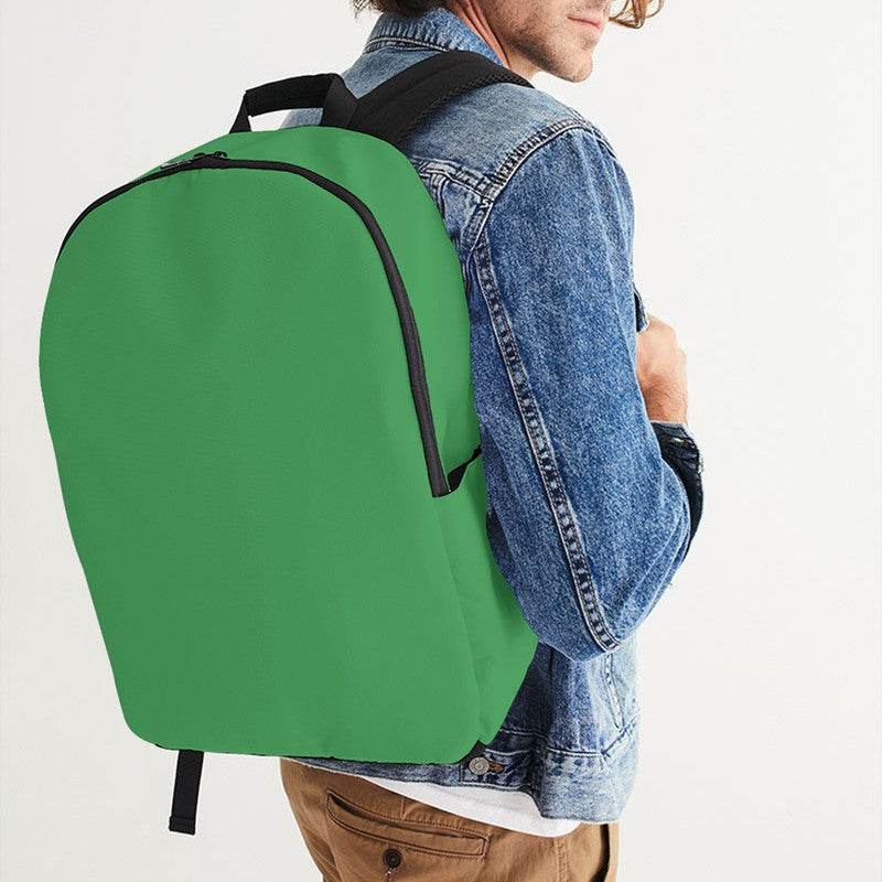 Medium Green Waterproof Backpack (G-ME-ME) - Man CloseUp
