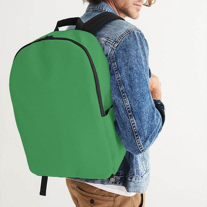 Medium Green Waterproof Backpack (G-ME-ME) - Man CloseUp