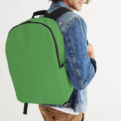 Medium Green Waterproof Backpack (GL1-ME-ME) - Man CloseUp