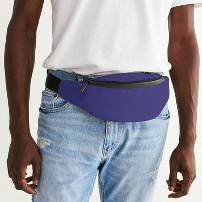 Medium Indigo Belt Bag (PUI2-ME-ME) - Man Front CloseUp