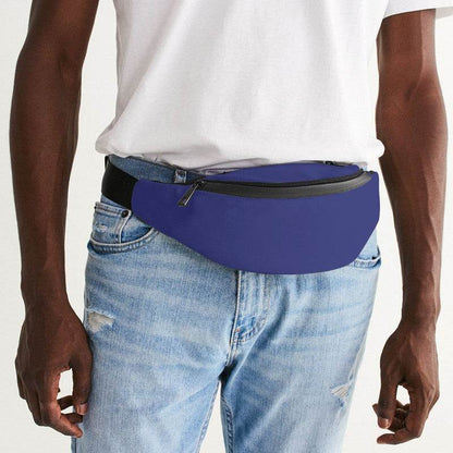Medium Indigo Belt Bag (PUI3-ME-ME) - Man Front CloseUp