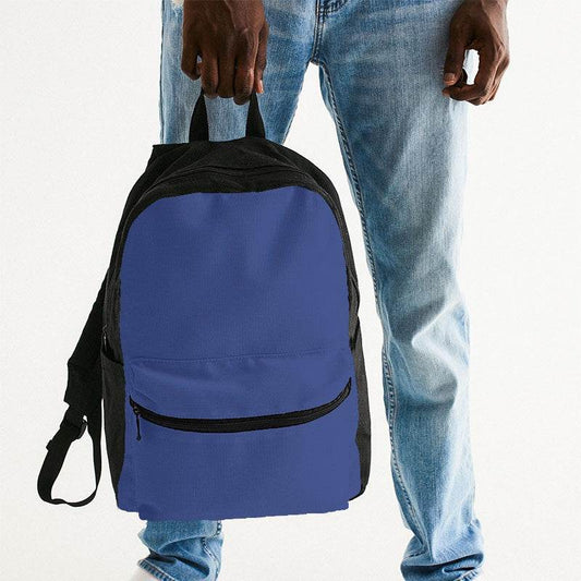 Medium Indigo Canvas Backpack (I-ME-ME) - Man Holding
