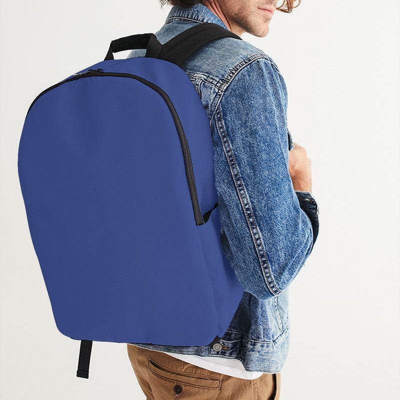 Medium Indigo Waterproof Backpack (I-ME-ME) - Man CloseUp