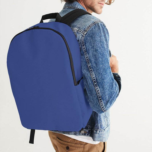 Medium Indigo Waterproof Backpack (I-ME-ME) - Man CloseUp