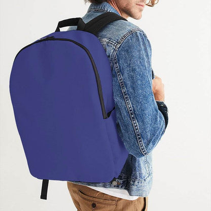 Medium Indigo Waterproof Backpack (PUI3-ME-ME) - Man CloseUp