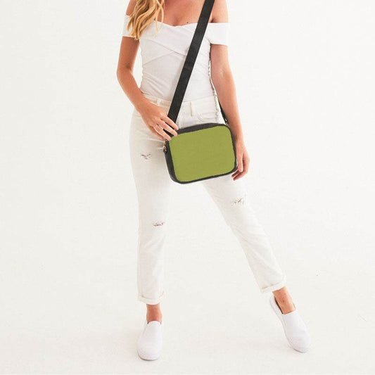 Medium Lime Crossbody Bag (LY1-ME-ME) - Woman Front