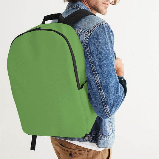 Medium Lime Waterproof Backpack (GL2-ME-ME) - Man CloseUp
