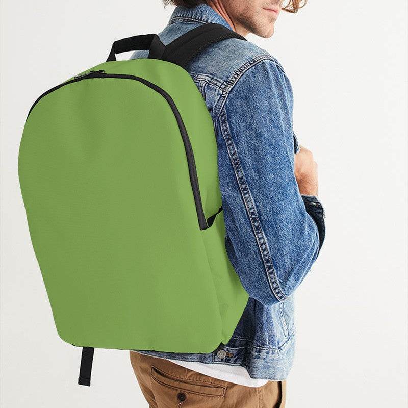 Medium Lime Waterproof Backpack (GL3-ME-ME) - Man CloseUp