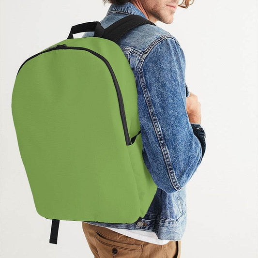 Medium Lime Waterproof Backpack (GL3-ME-ME) - Man CloseUp