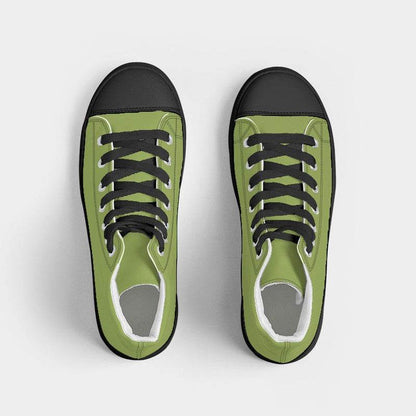 Medium Lime Women's High-Top Canvas Sneakers (L-ME-ME) - Top
