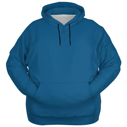 Medium Midtone Blue Hoodie (C80M40Y0K45) - Ghost Front PLUS