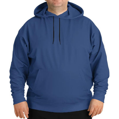 Medium Midtone Blue Hoodie (C80M60Y0K45) - Man Front PLUS