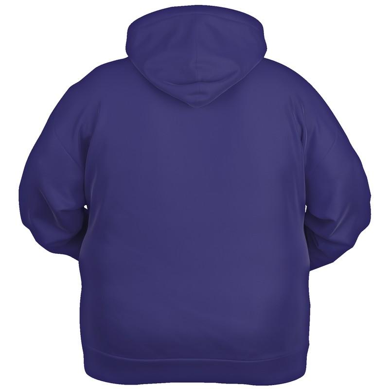 Medium Midtone Blue Hoodie (C80M80Y0K45) - Ghost Back PLUS