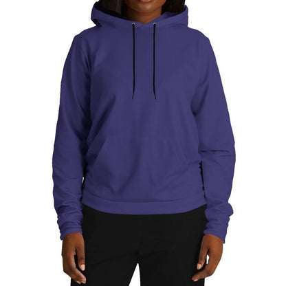 Medium Midtone Blue Hoodie (C80M80Y0K45) - Woman Front