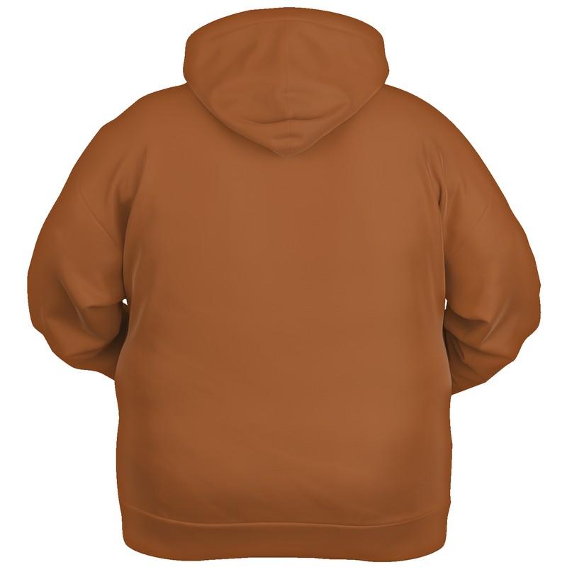 Medium Midtone Orange Hoodie (C0M60Y80K45) - Ghost Back PLUS