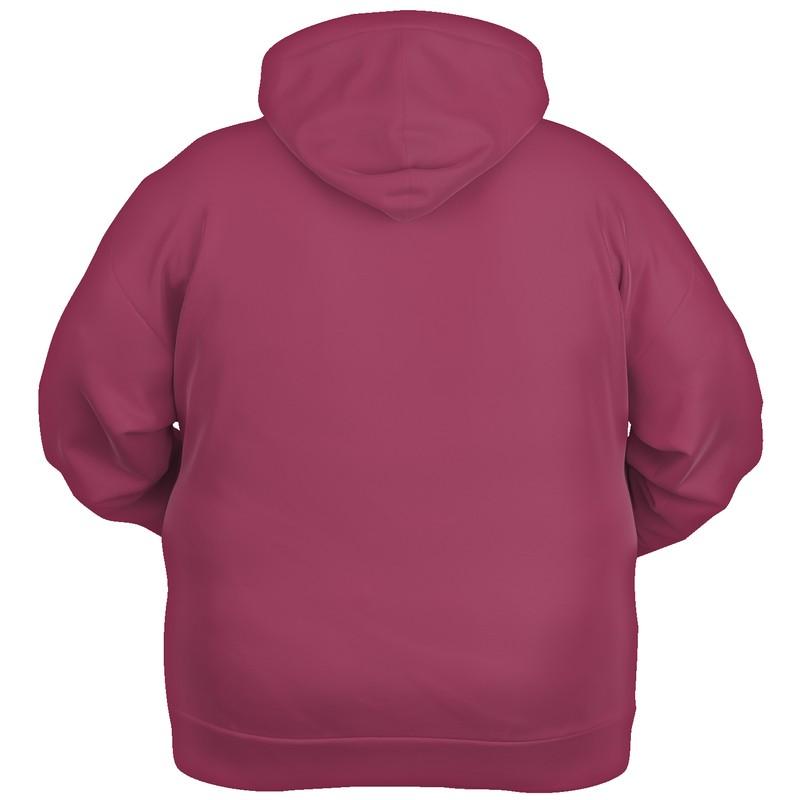 Medium Midtone Pink Hoodie (C0M80Y20K45) - Ghost Back PLUS