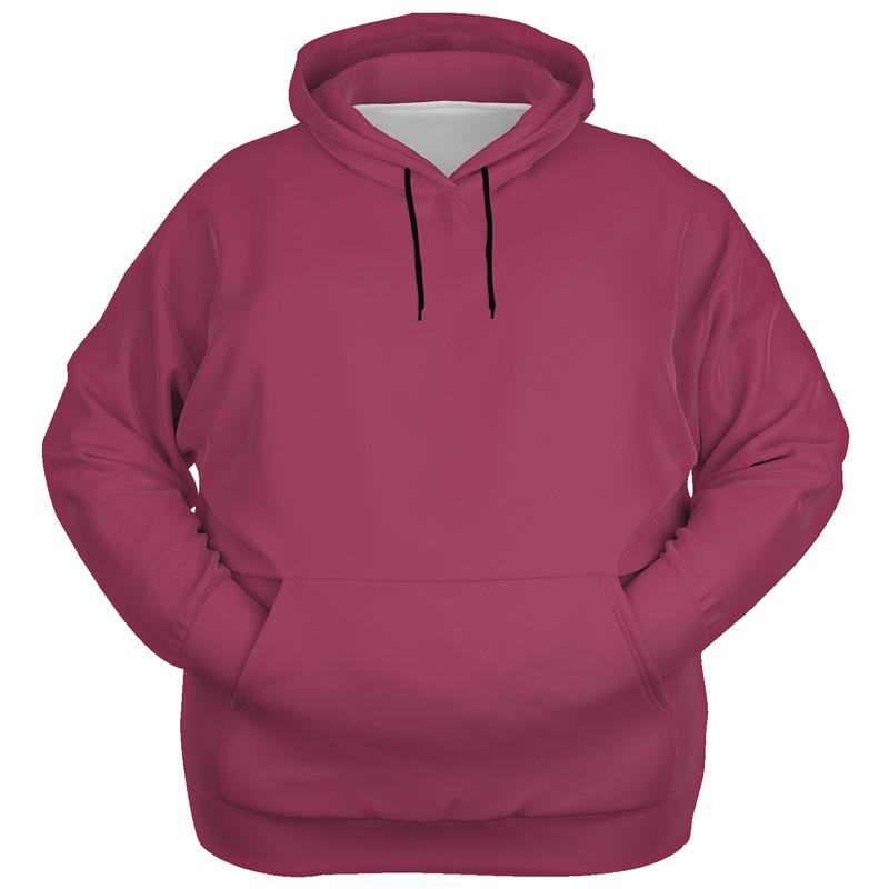 Medium Midtone Pink Hoodie (C0M80Y20K45) - Ghost Front PLUS