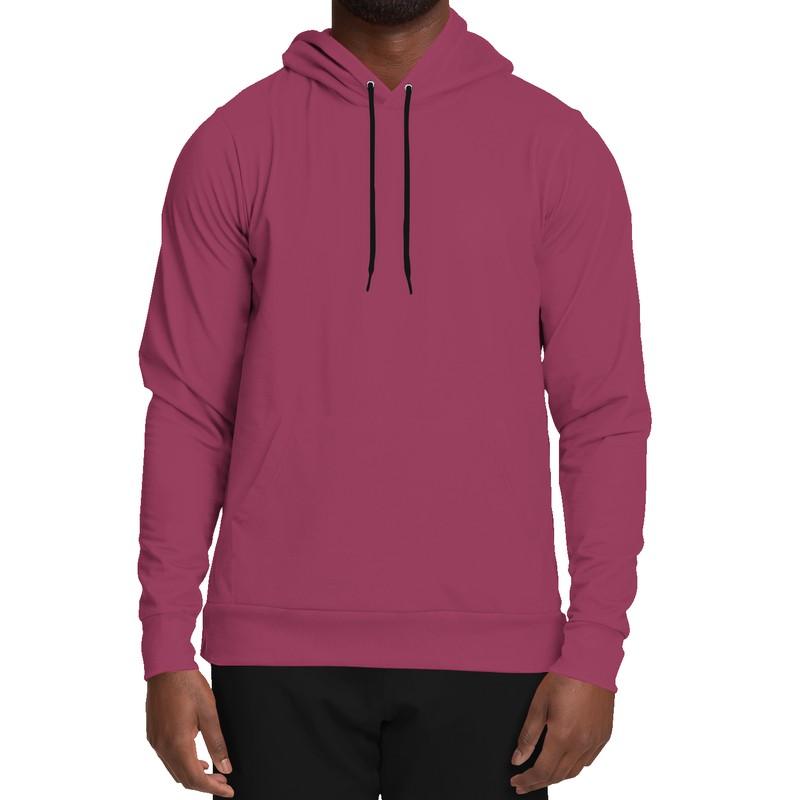 Medium Midtone Pink Hoodie (C0M80Y20K45) - Man Front